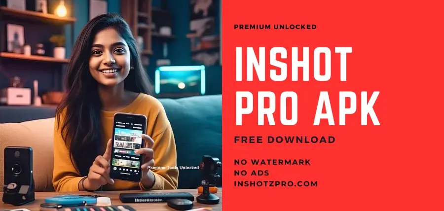 Inshot for PC 1 InShot for PC video editor interface displayed on a Windows laptop screen
